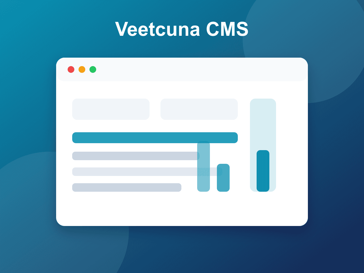 Gestión de contenido en Veetcuna CMS